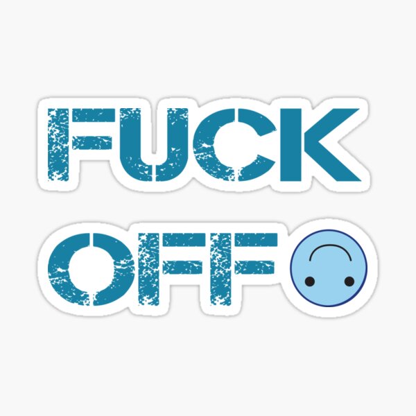 Fuck Off Emoji Sticker For Sale By Tedglobal Redbubble