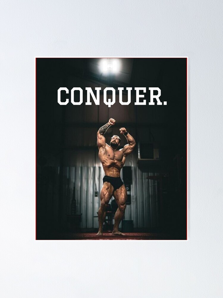 Chris Bumstead CBUM GYM Motivation Poster For Sale By WVGritAndCo