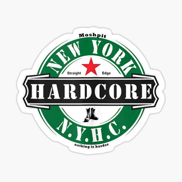 New York Hardcore Nyhc Usa Straight Edge X Vegan Moshpit Sticker For