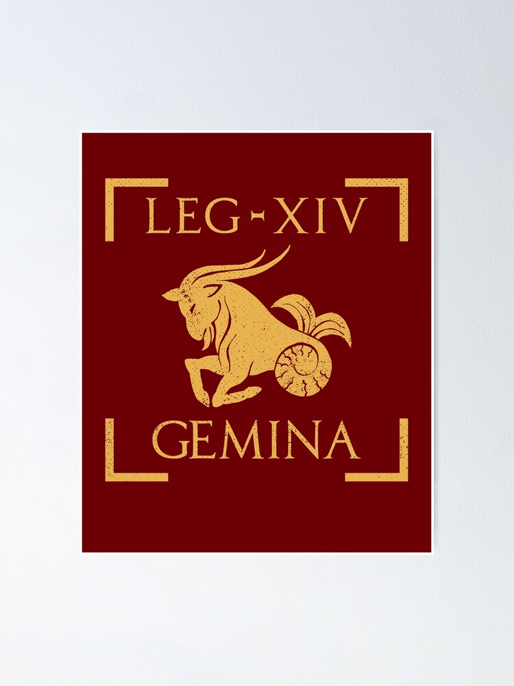 Legio XIV Gemina Capricorn Emblem Roman Legion Poster For Sale By