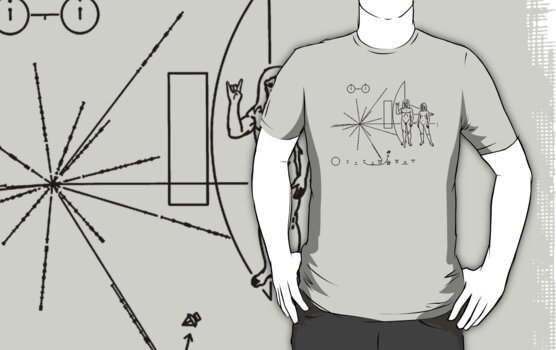 pioneer plaque t shirt