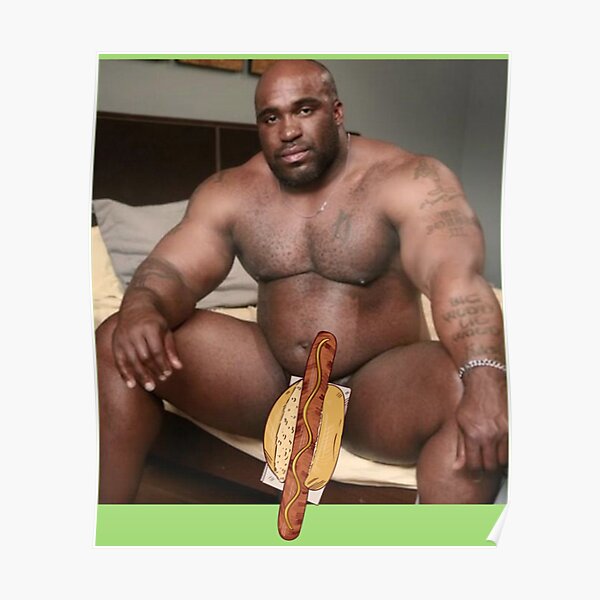 Big Dick Black Guy Meme Barry Wood Poster For Sale By Flookav Redbubble