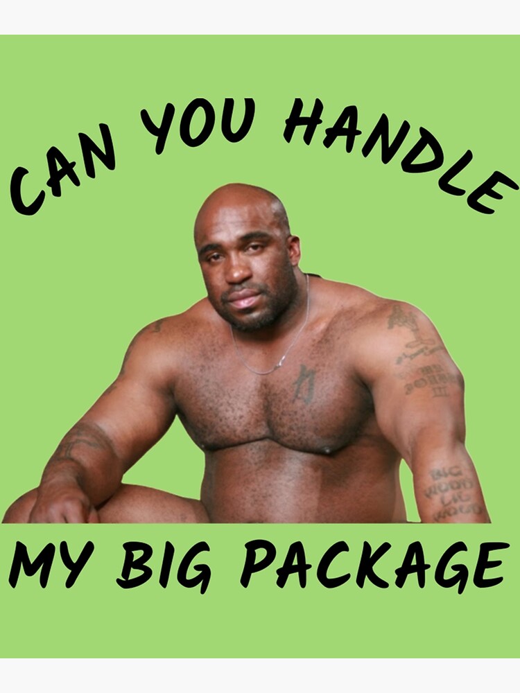 Big Dick Black Guy Meme Barry Wood Poster For Sale By Flookav Redbubble