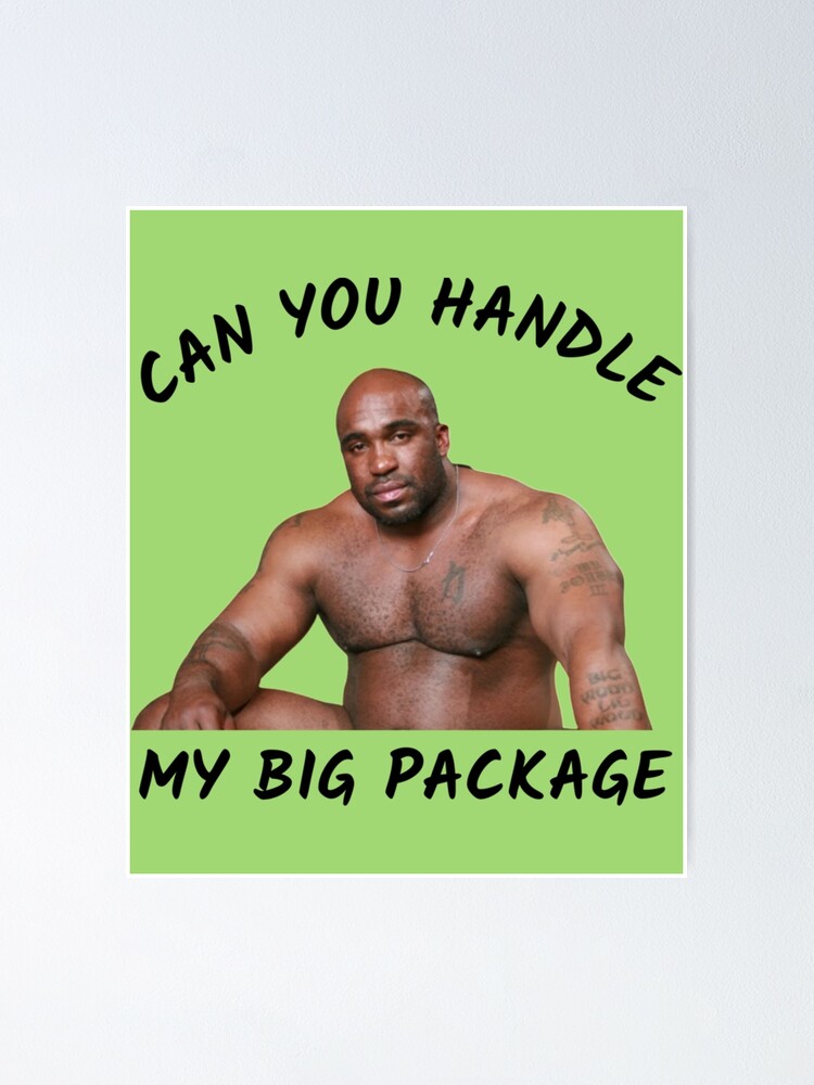 Big Dick Black Guy Meme Barry Wood Poster For Sale By Flookav Redbubble