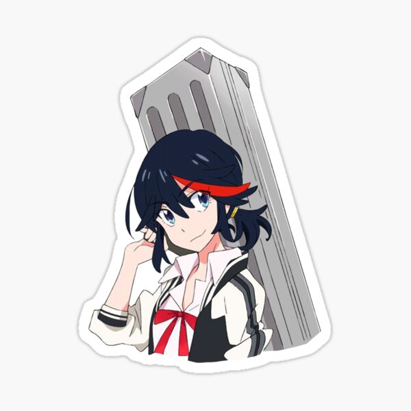 Ryuko Matoi Sticker By Stormy Art Redbubble