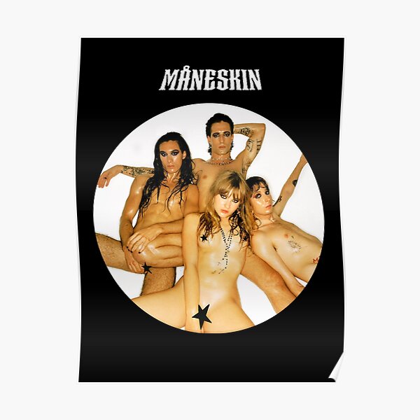 P Ster Maneskin Sexy M Neskin Desnuda De Lacato Redbubble