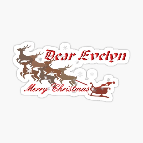 Evelyn Sticker For Sale By Melmel9 Redbubble