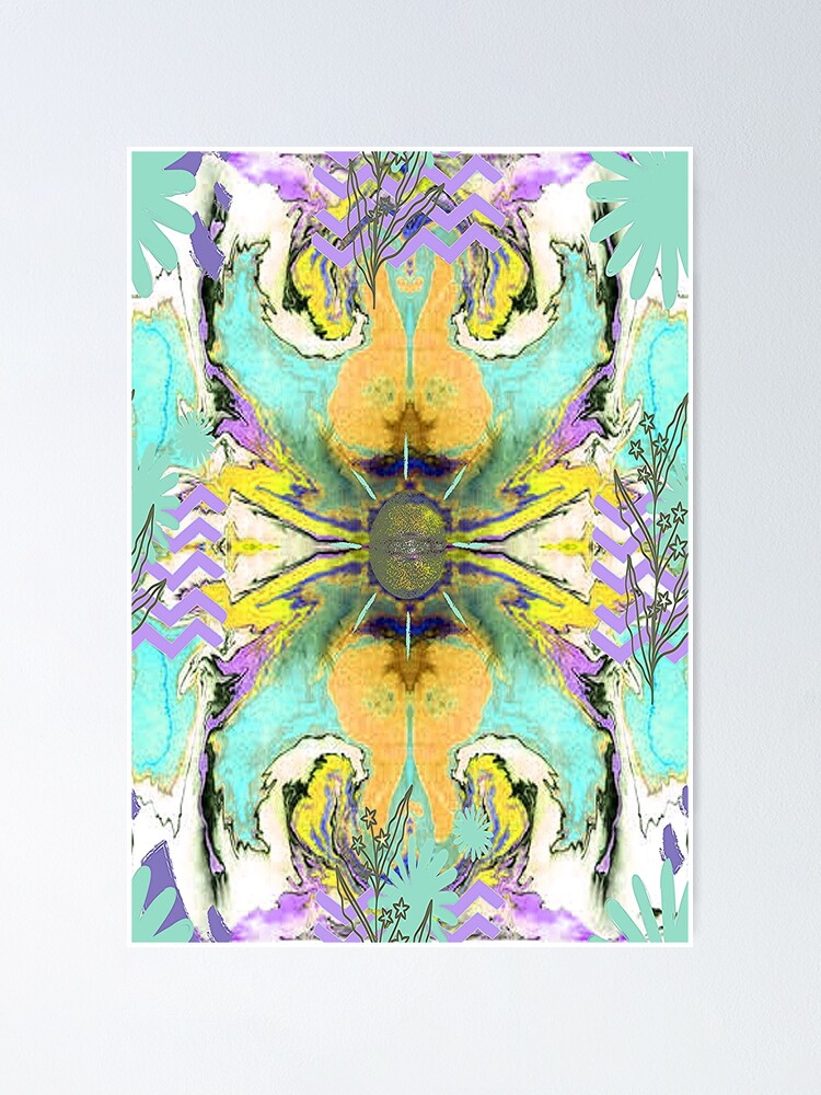 Wacky Trippy Psychedelic Abstract Pattern 6 Graphic Psychedelic