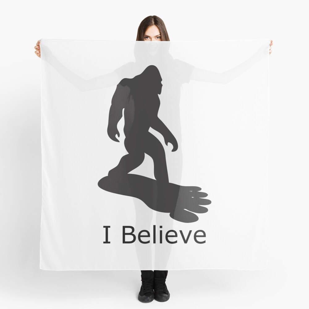 Bigfoot Believe Scarf For Sale By Outlaw Designs Redbubble