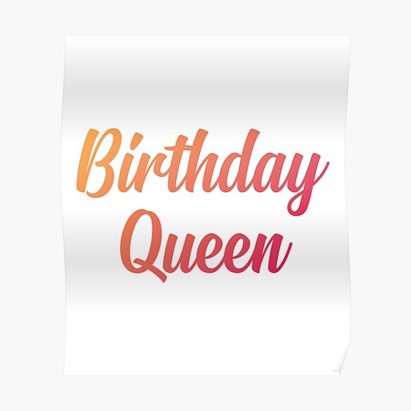 Happy Birthday To Me Poster For Sale By TopBaseline Redbubble