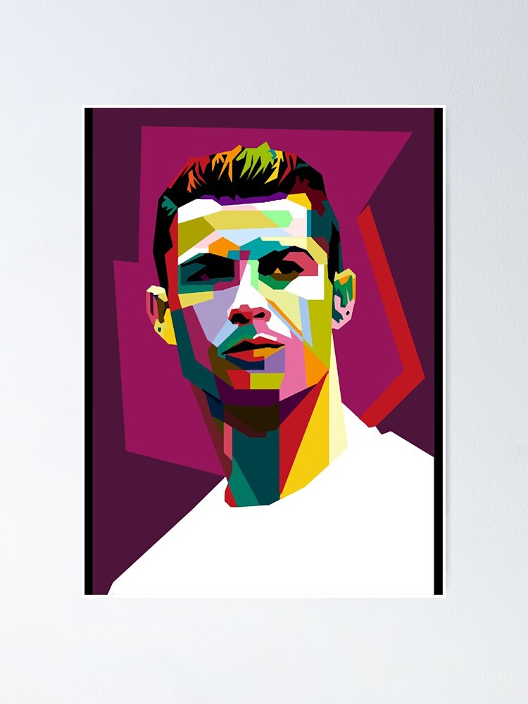 Wpap Cristiano Ronaldo Poster For Sale By Dillangrush Redbubble