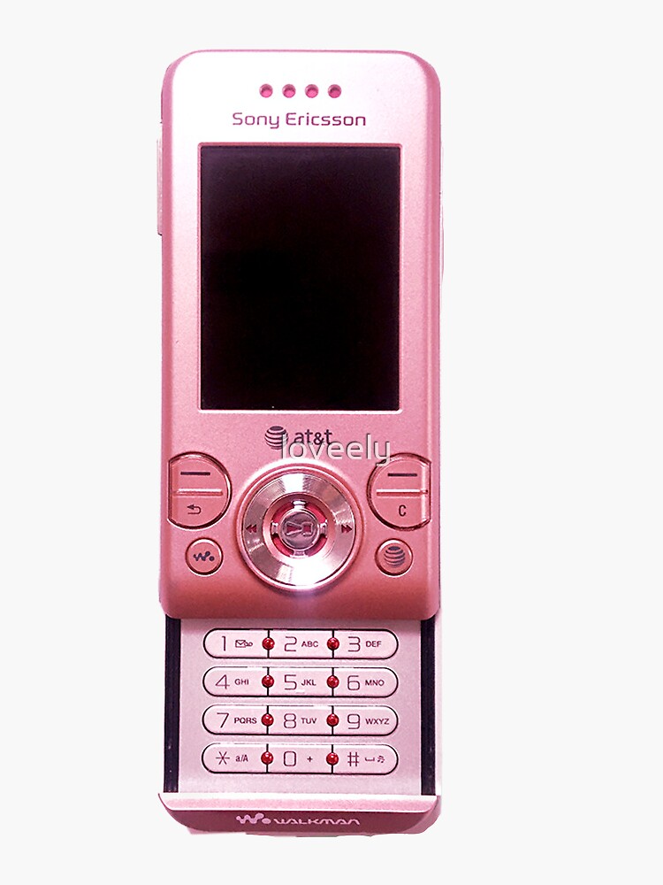 Flip Phone Y K Aesthetic Pink Girly Sticker For Sale By Loveely