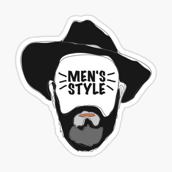 Men S Style Sticker For Sale By Ciaobebo Redbubble