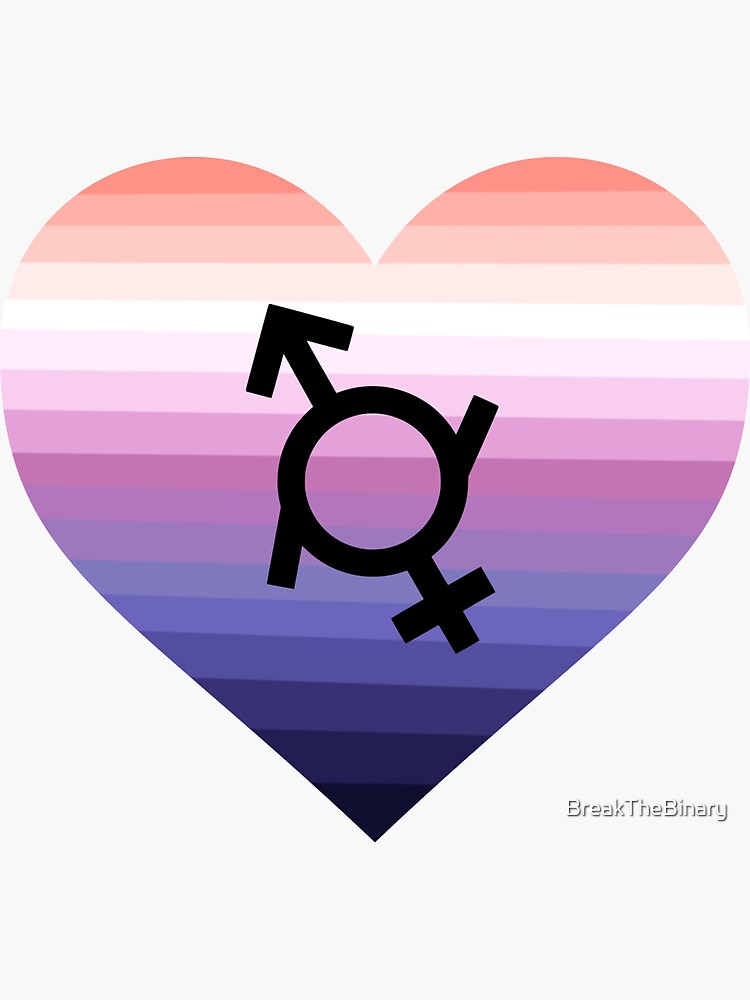 Aesthetic Genderfluid Pride Flag Sticker For Sale By BreakTheBinary