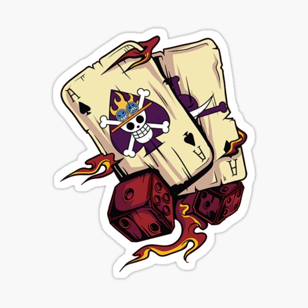 One Piece Portgas D Ace Sticker Sticker For Sale By Nilshinrichs