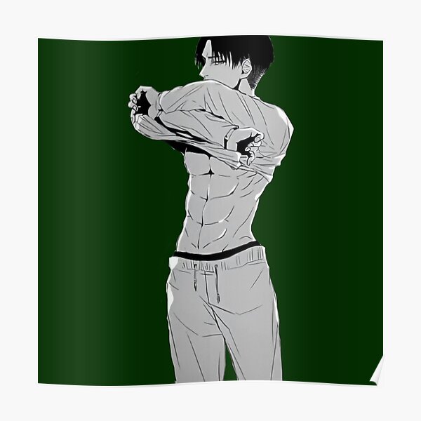 Levi Ackermans Abs Poster By KB555 Redbubble