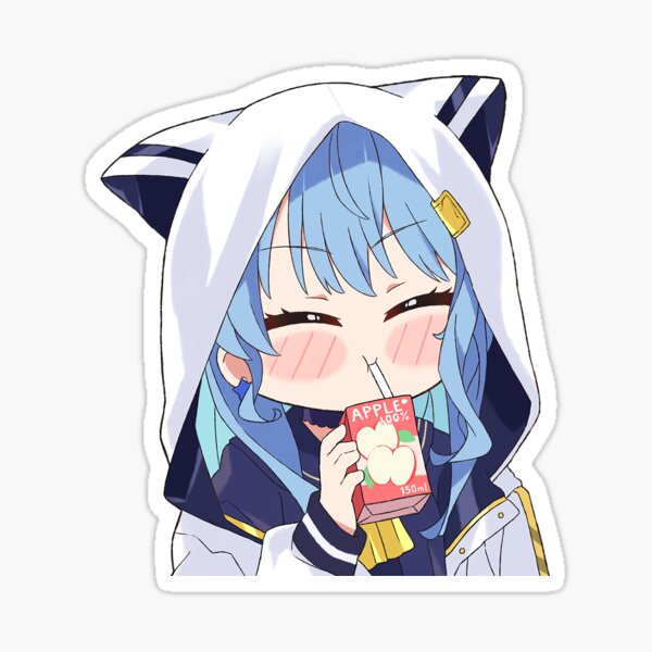 Hoshimachi Suisei Chibi Sip Hololive Sticker For Sale By Bigkusa