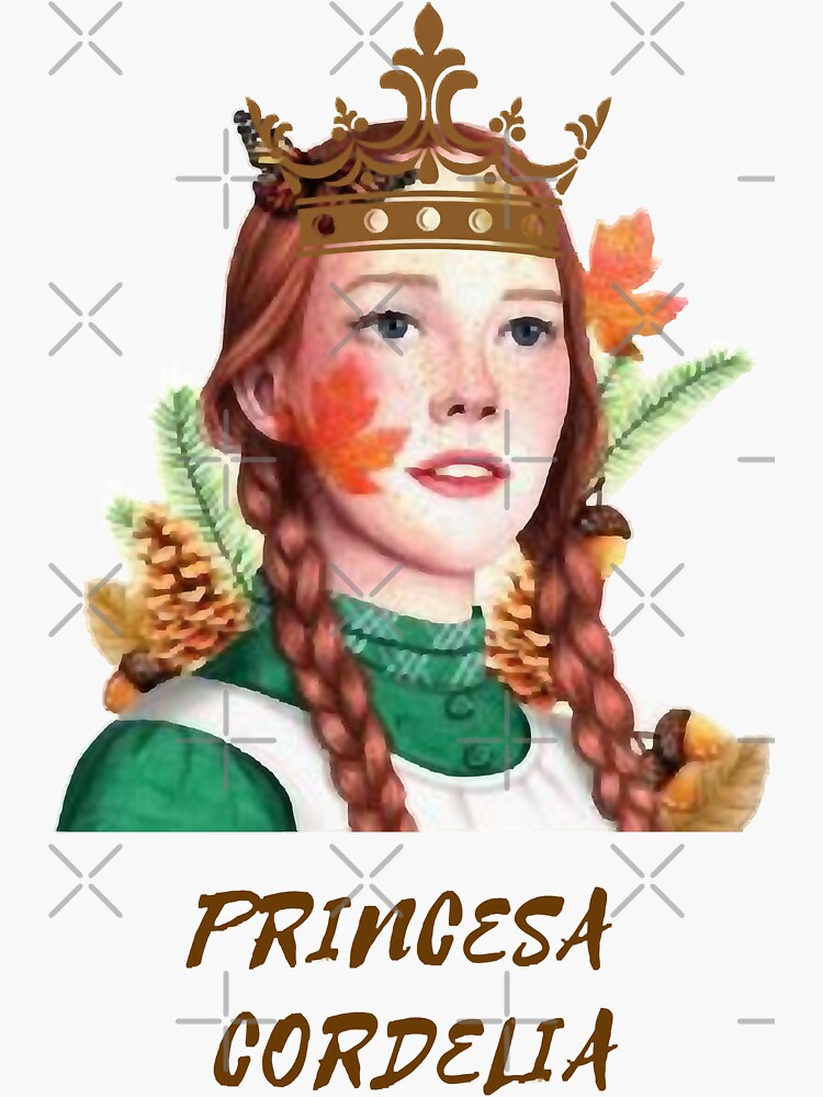 Princesa Cordelia Anne With An Flower Poster Sticker For Sale By