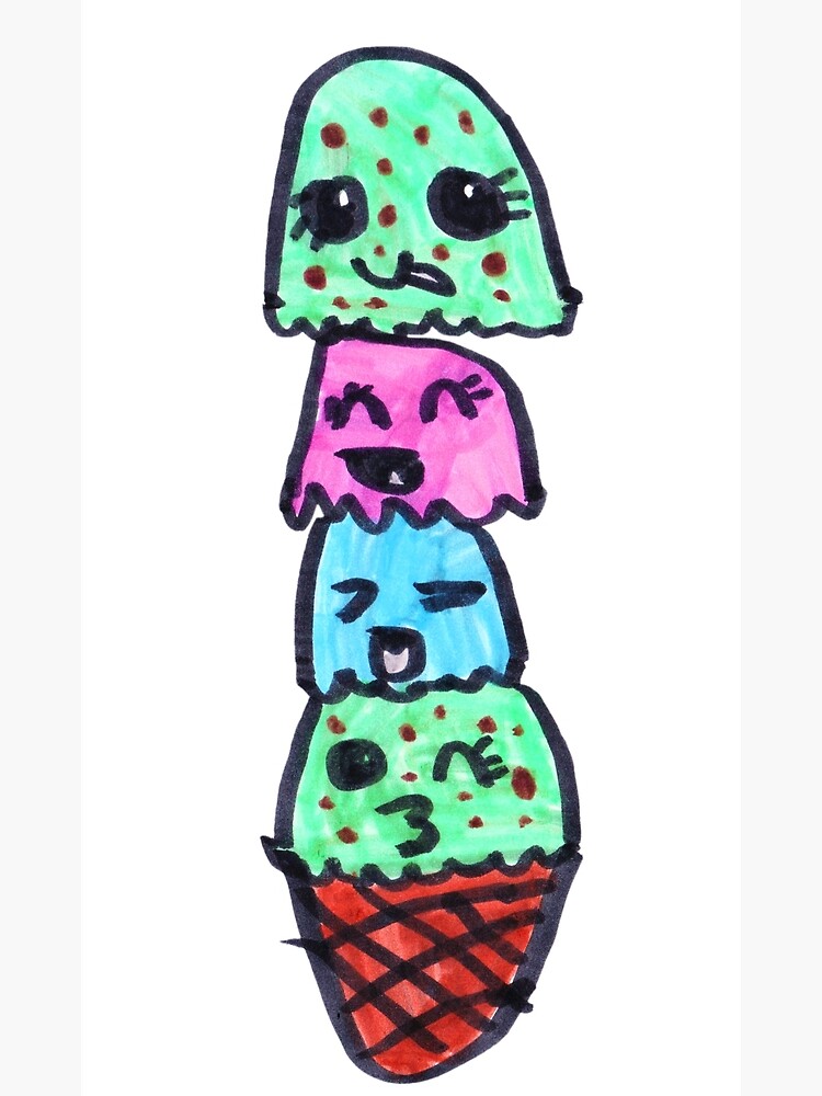 L Mina Fotogr Fica Cono De Helado Moda Infantil Dibujo Para Ni Os