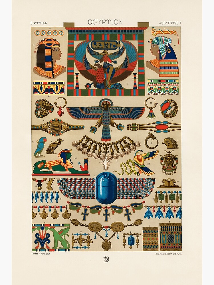 Egyptian Pattern Poster For Sale By Wallahitshamza Redbubble