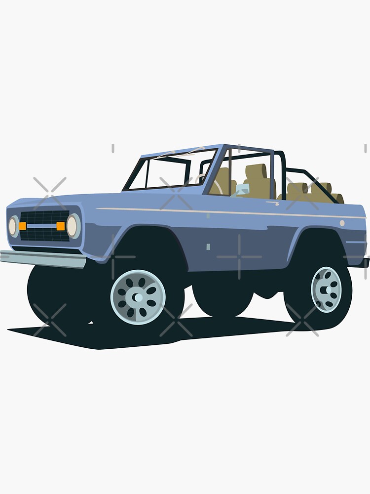 Ford Bronco Sticker For Sale By Doug1234 Redbubble