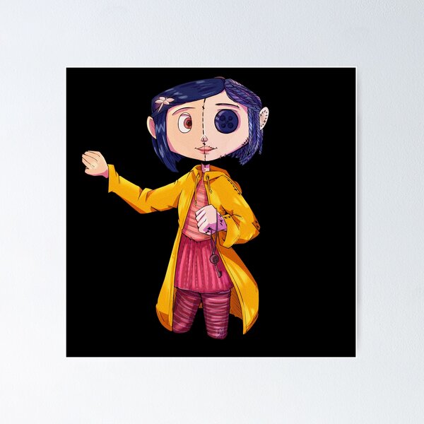 Coraline Jones Poster For Sale By Drawonethree Redbubble