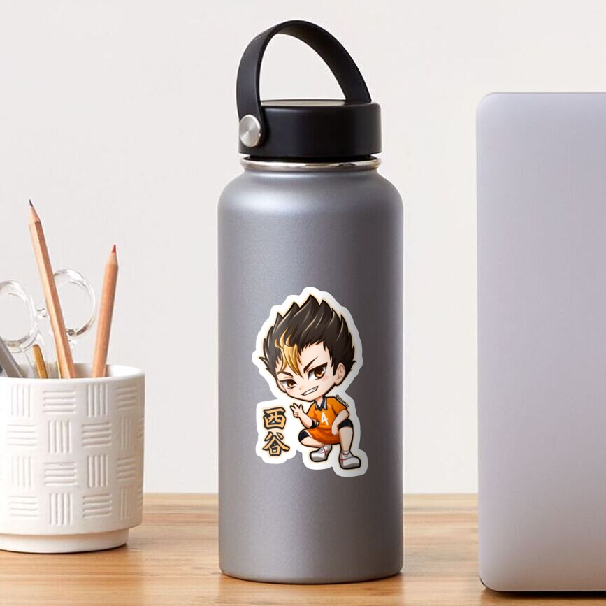 Cute Chibi Noya Nishinoya Yuu Haikyuu Sticker For Sale By Bcellaf