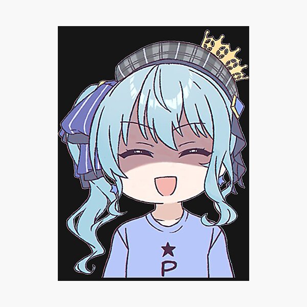 Hoshimachi Suisei Chibi Sticker Photographic Print For Sale By