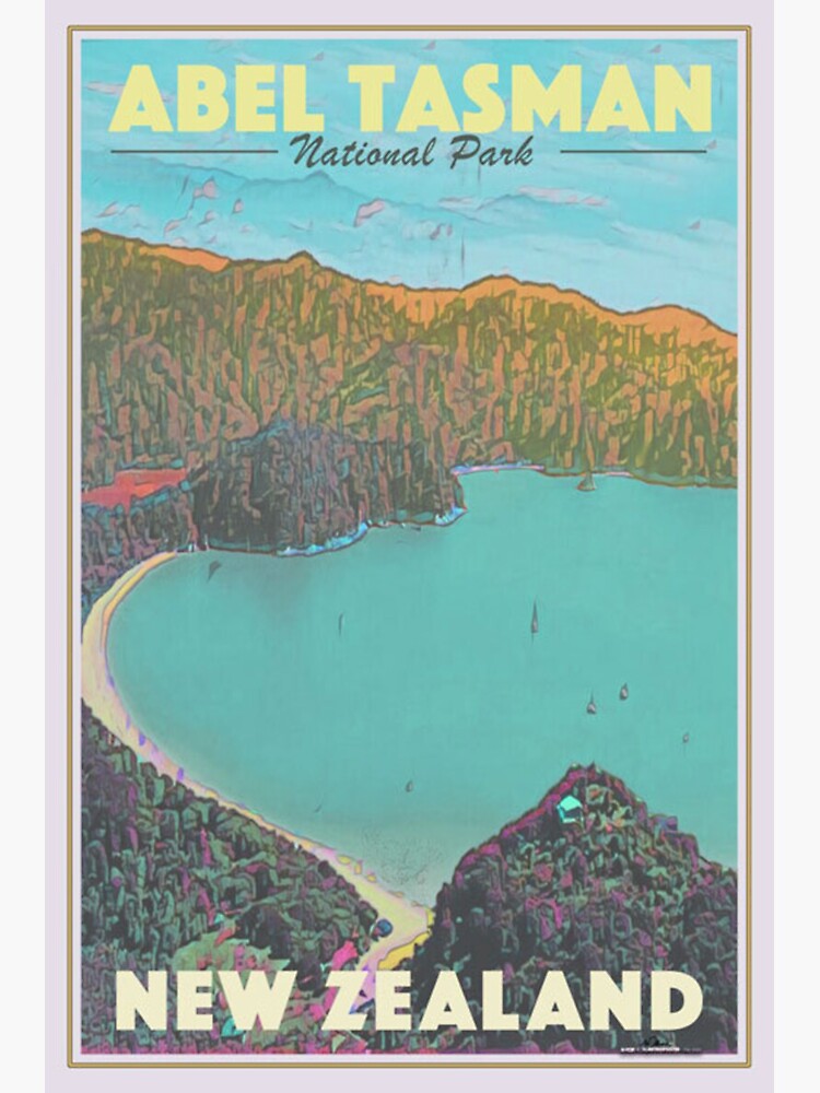 Abel Tasman National Park Sticker For Sale By Alvajohns Redbubble