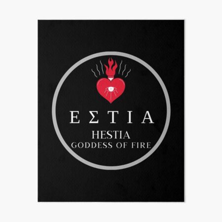 Hestia Griechische G Ttin Des Feuer Flammen Herz Mythologie Designs