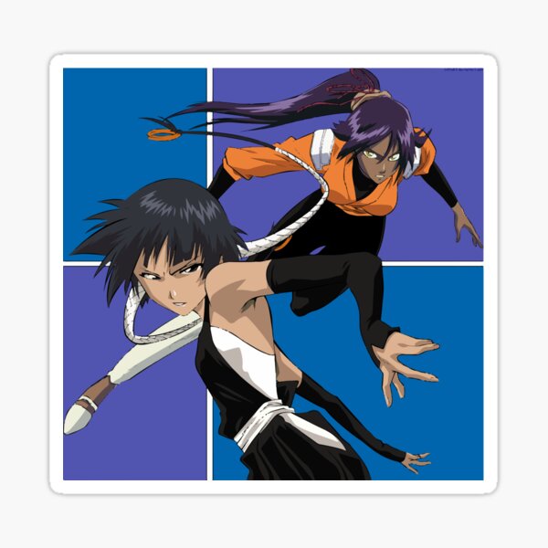 Shihouin And Soifon Bleach Sticker For Sale By Filal Redbubble