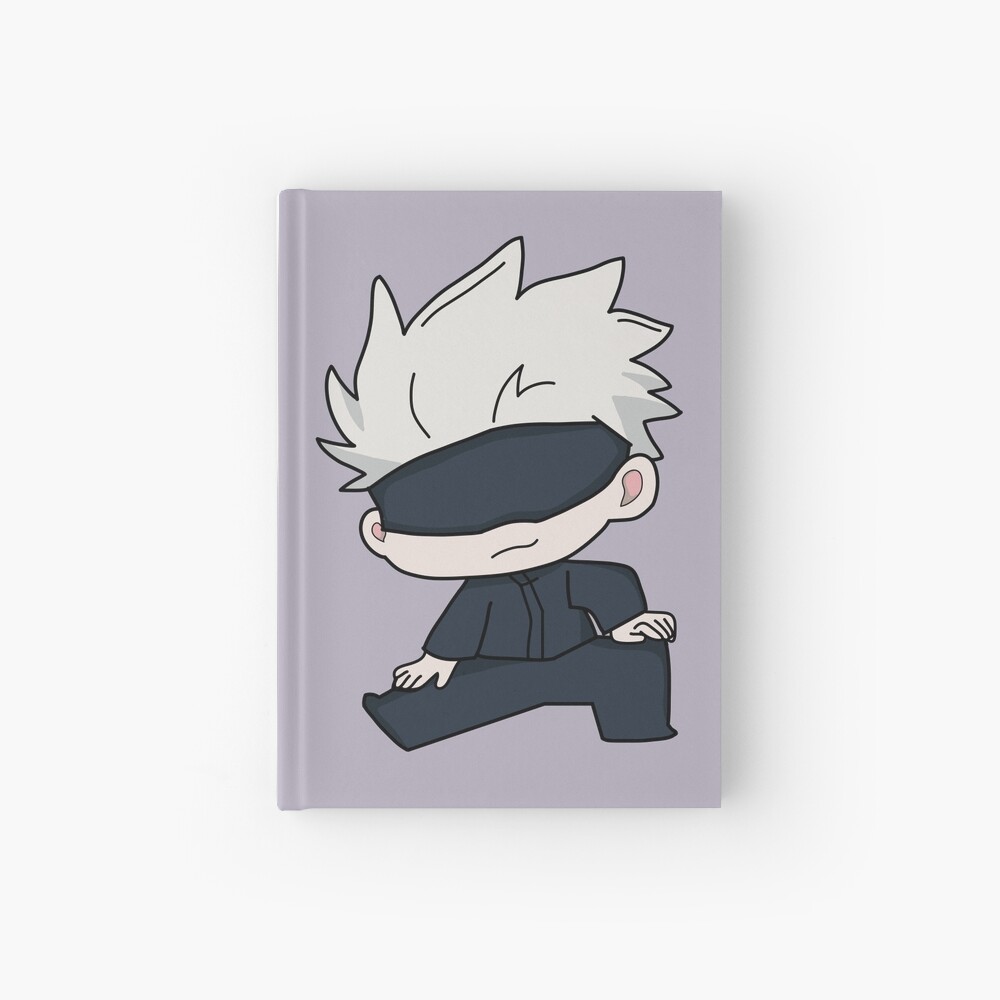 Chibi Satoru Gojo Jujutsu Kaisen Hardcover Journal By ThePlum