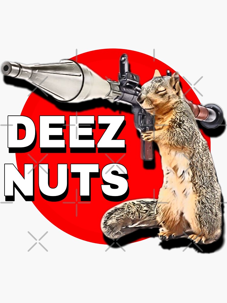 DEEZ NUTS Sticker For Sale By Daddypants Redbubble