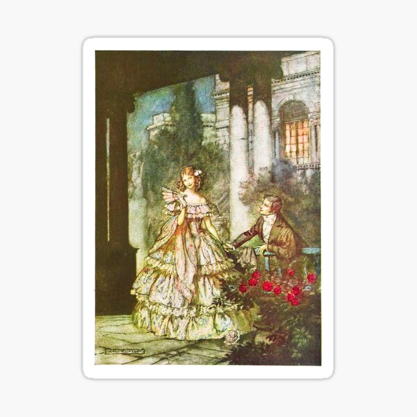 Arthur Rackham A Garden Of Old Sticker By Dreamflight Redbubble