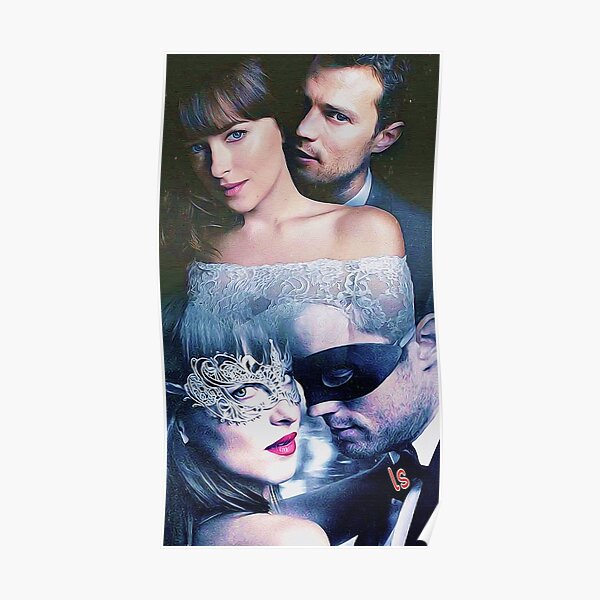 Dakota Johnson Jamie Dornan Poster For Sale By V S Redbubble