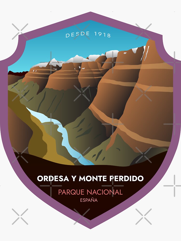 Ordesa y Monte Perdido Parque Nacional España Sticker for Sale by