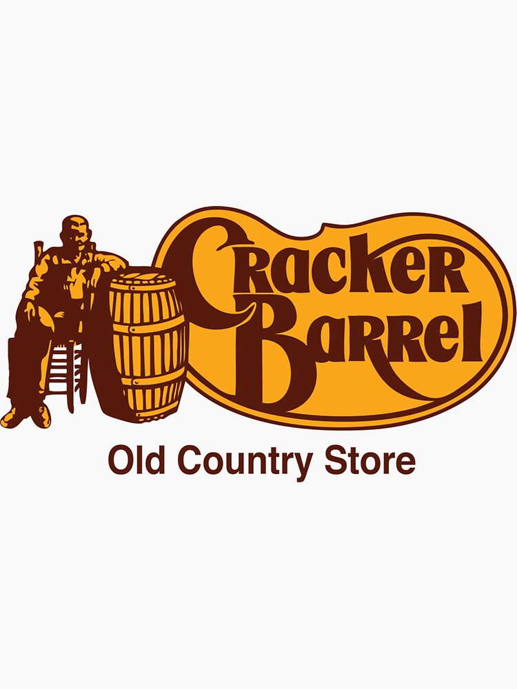 Cracker Barrel Resto Sticker Sticker For Sale By Anthonycooksley