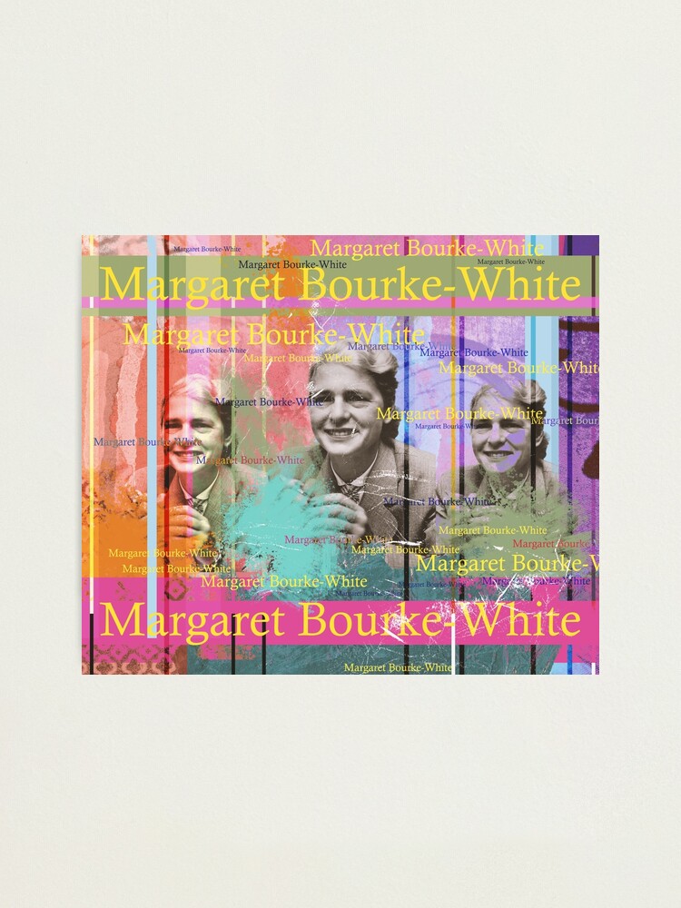 Lámina fotográfica retrato estético de Margaret Bourke White persona