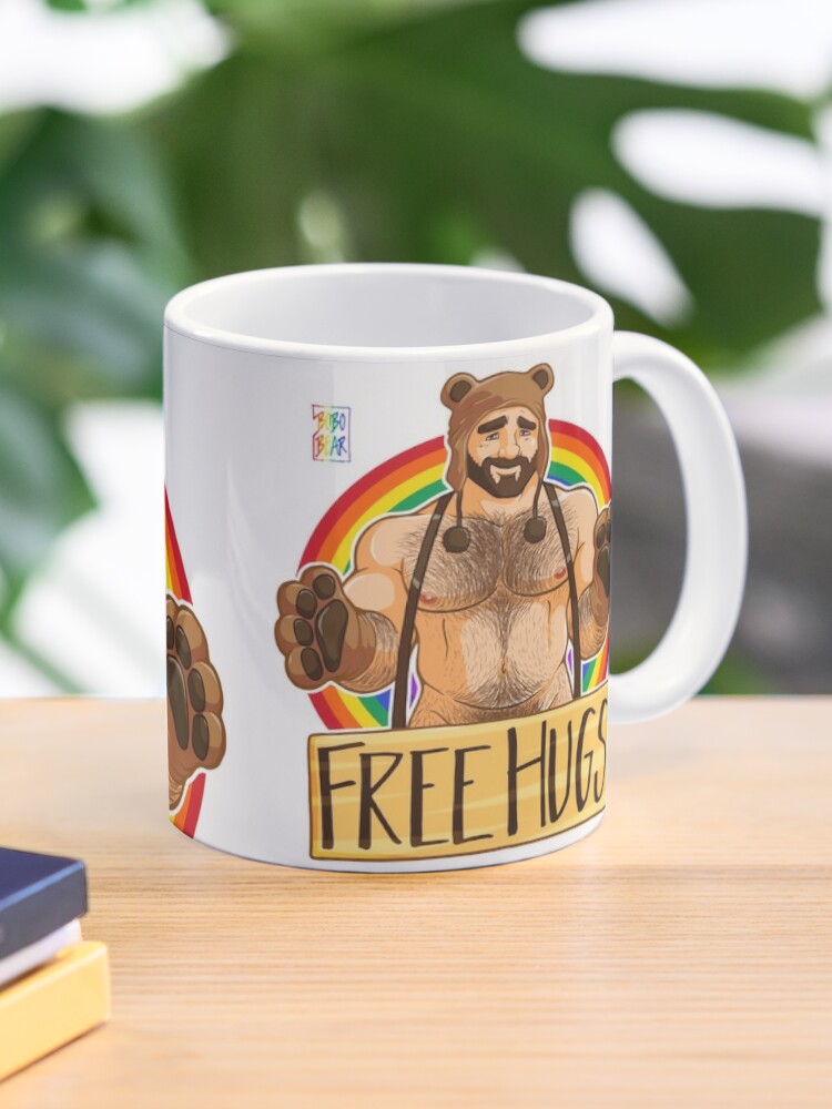 Adam Likes Hugs Gay Pride Coffee Mug For Sale By Bobobear Redbubble