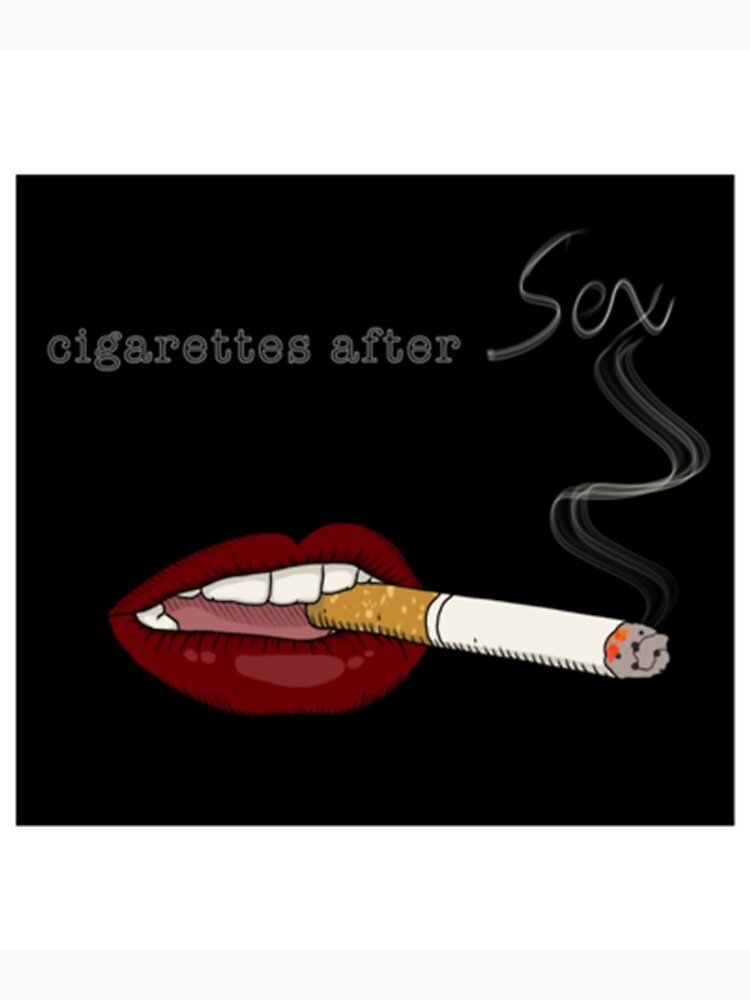 Cigarettes After Sex Logo Fan Art Black Art Print For Sale By