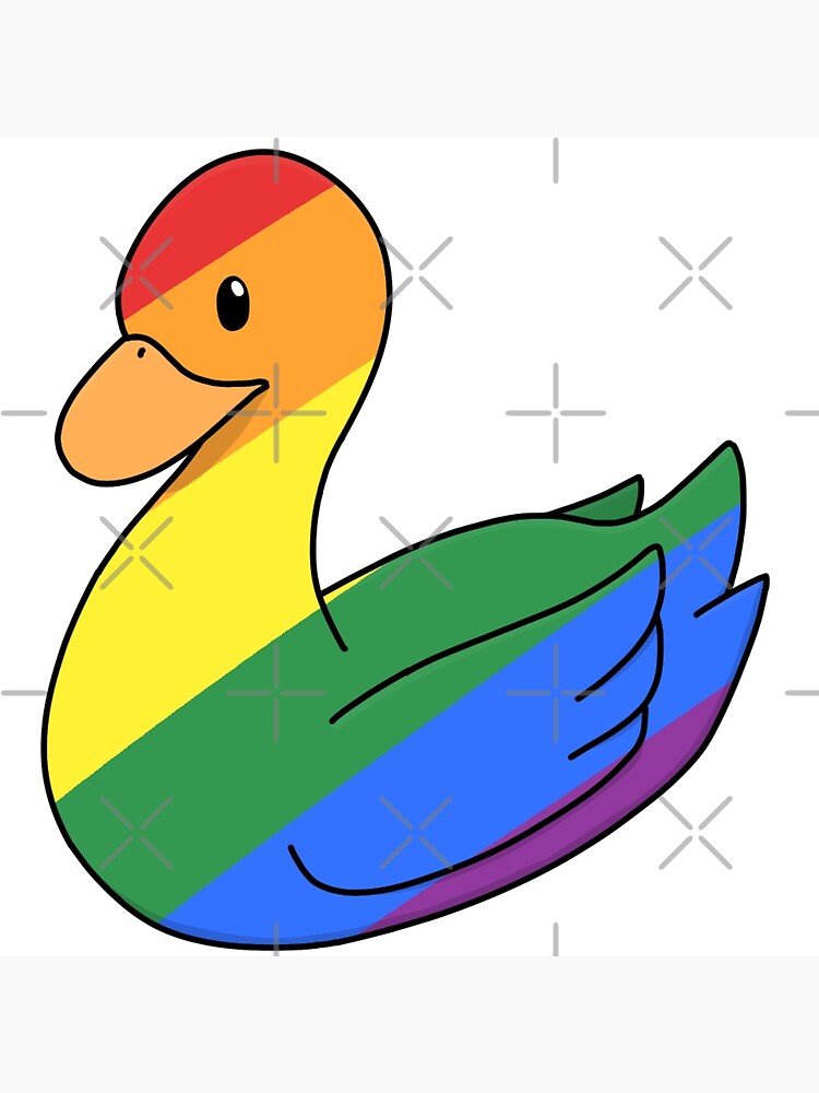 Light Gay Duck Poster For Sale By Ceolsonart Redbubble