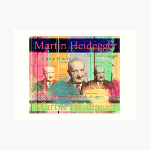 Beautiful Martin Heidegger Portrait Famous Philosopher Aesthetic