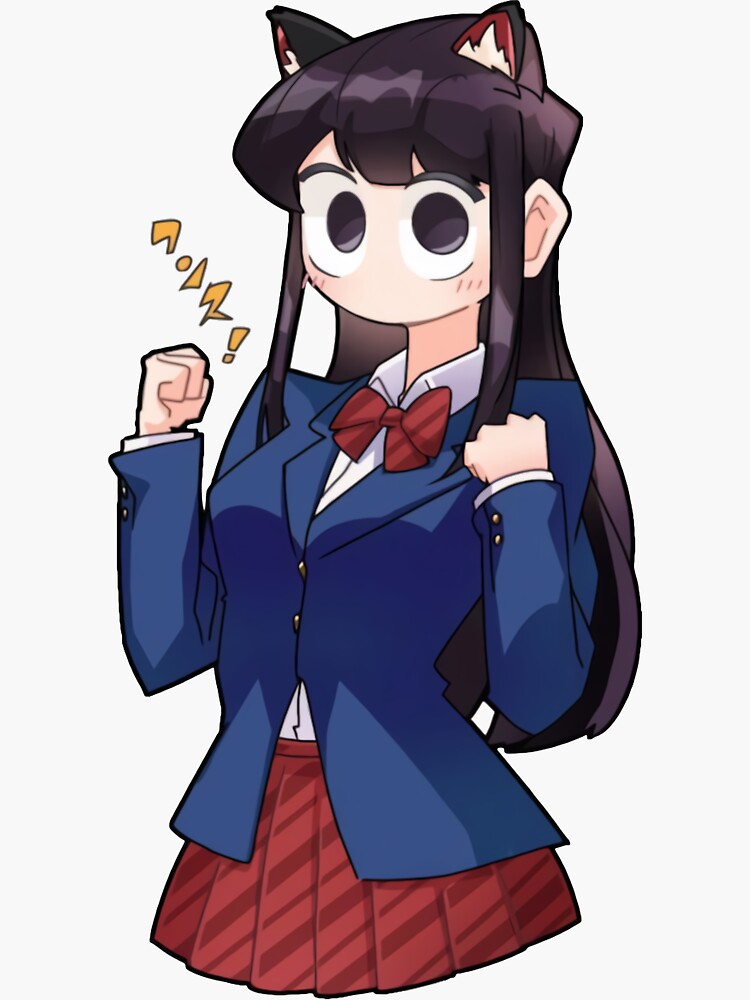 Chibi Komi San From Komi San Cant Communicate Sticker For Sale By