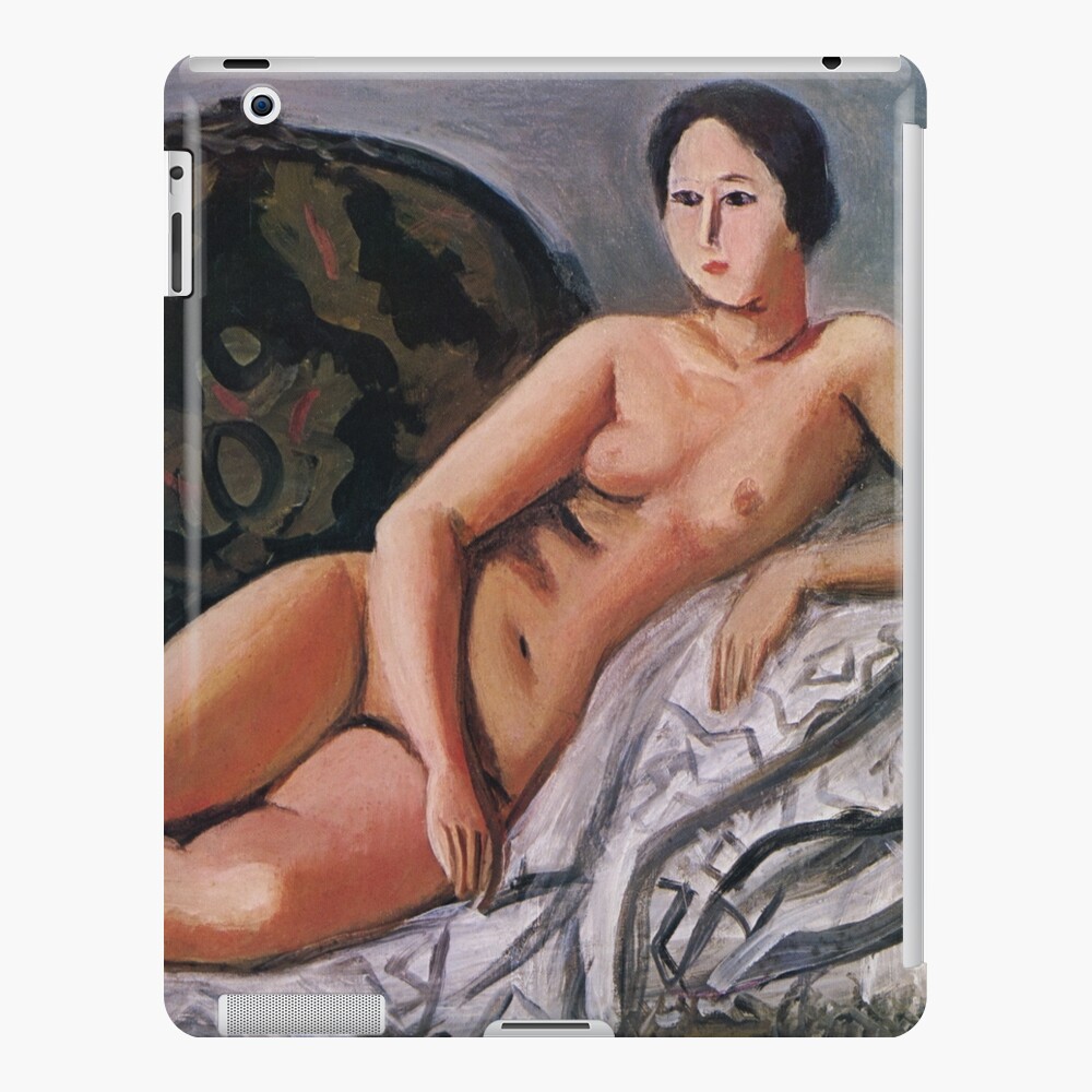 Koide Narashige Naked Body On Sofa Nude Female 1930 IPad Case