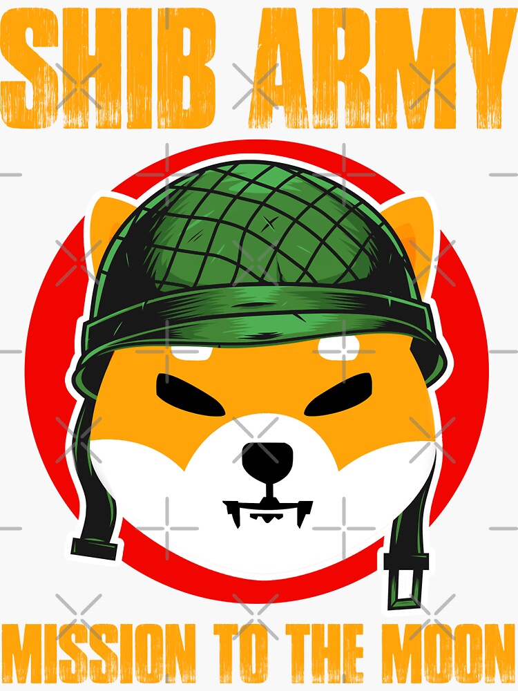 Shib Army Shiba Inu Coin Mission To The Moon Token Cryptocurrency