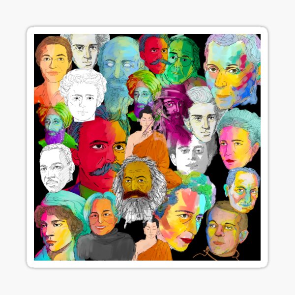 Philosophers World Sticker For Sale By KennyLucky Redbubble