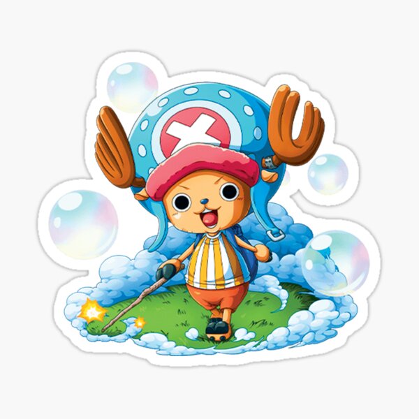 Chopper One Piece Sticker For Sale By Andyartic Redbubble