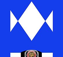 Blue Ranger Iphone Case by LumpyHippo