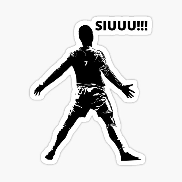 Cristiano Ronaldo Siuuu Sticker For Sale By Samircha Redbubble