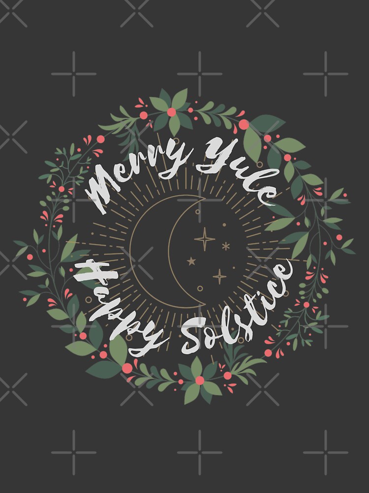 Merry Yule Happy Solstice Sticker For Sale By ShopBlueBalloon